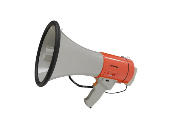 Porodo Portable Megaphone - Orange | Powerful Sound, Qatar Porodo Portable Megaphone - Orange | Powerful Sound, Qatar